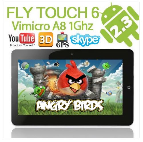 Flytouch(TM) 10.1 VC882 Android 2.3 Superpad VI 16GB Capacity