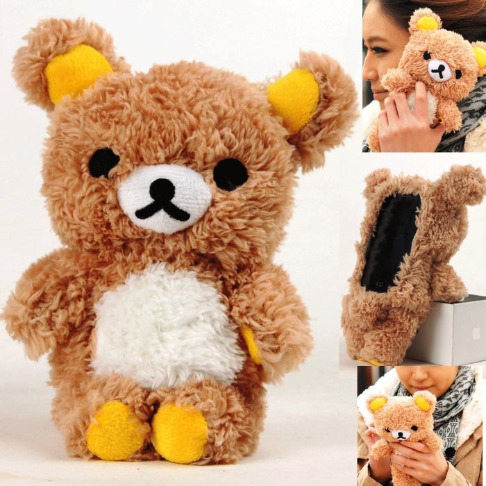 Plush Toy Case for iPhone 4 and iPhone 4S