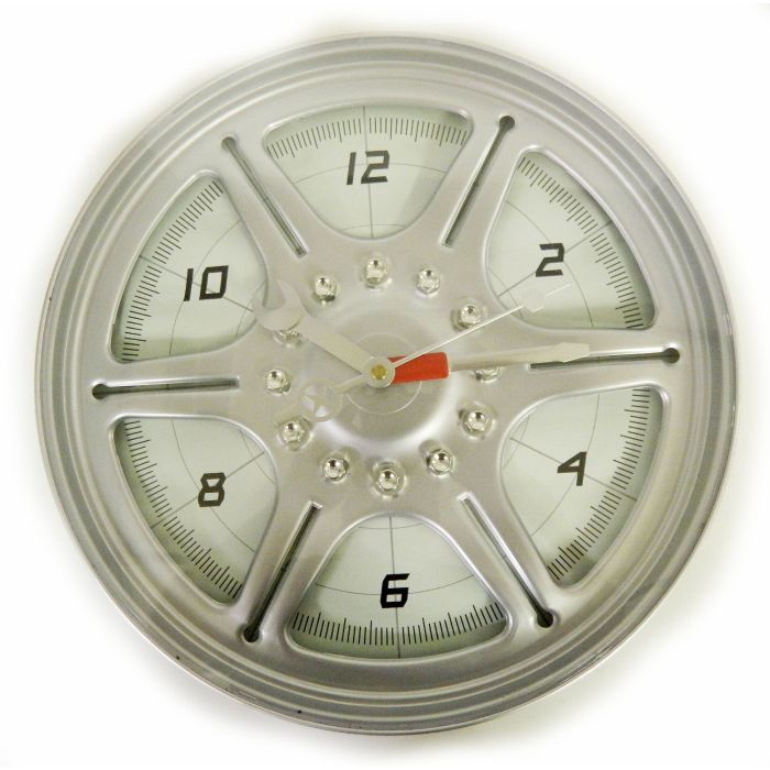 Racing Series 13" Wheel Rim Wall Clock