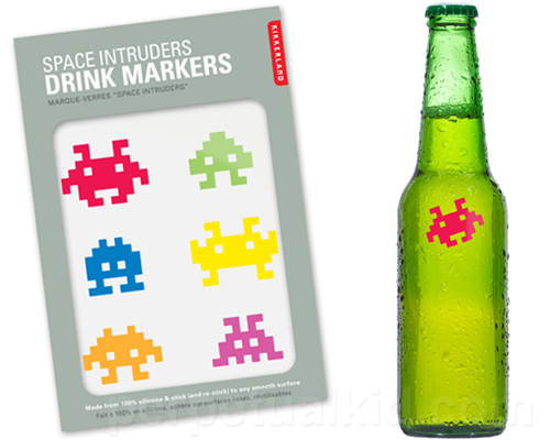 SPACE INVADERS DRINK MARKERS