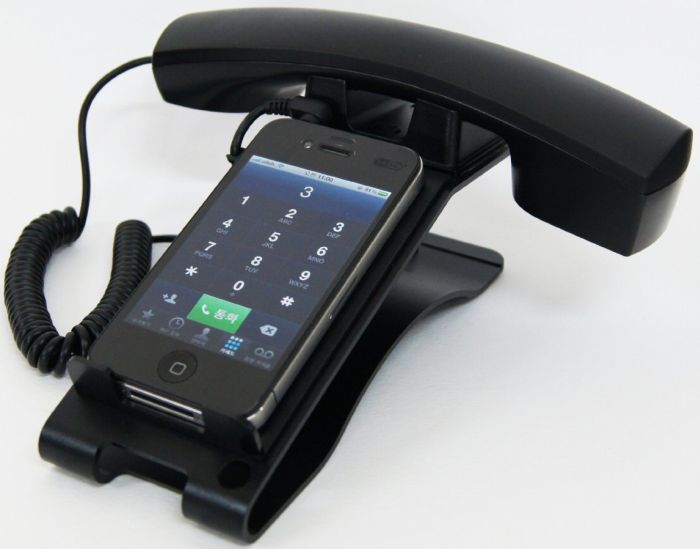 iClooly Phone Handset and Sync Stand for iPhone 4S