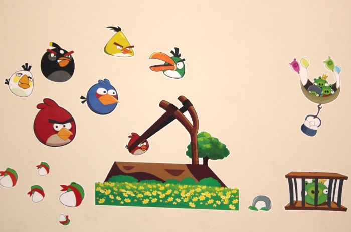Angry Birds Removable Wall Decals/Stickers