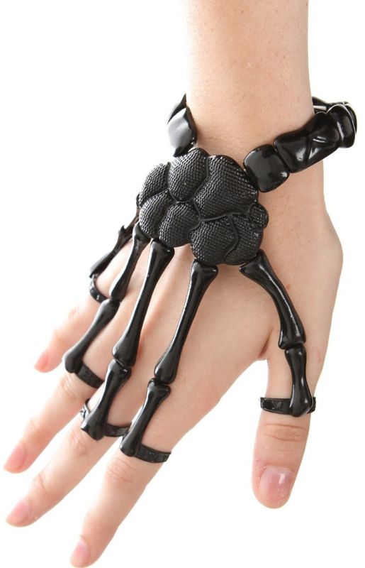 Skeleton Hand Ring Stretch Bracelet