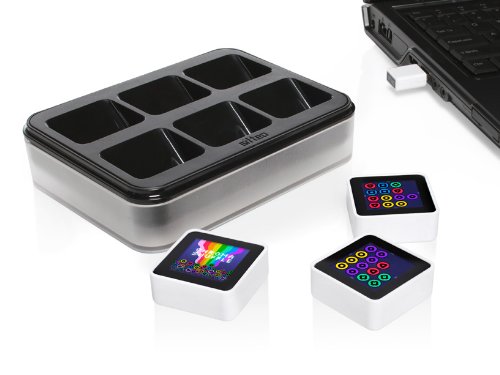 Sifteo Interactive Game Cubes - Sifteo 3-pack w/ Charging Cradle