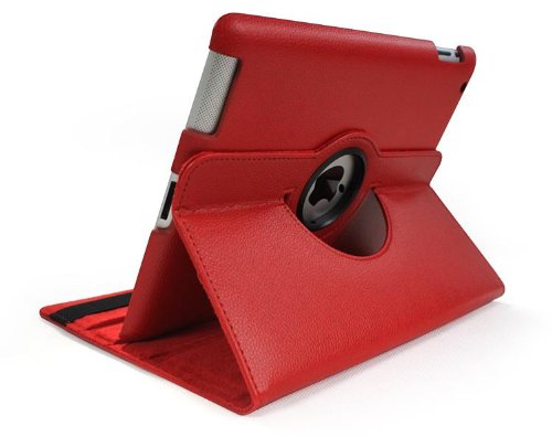 The New iPad 3 3rd / ipad 2 Genearation 360Â° Rotating Magnetic Leather Case 