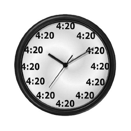 4:20 420 Wall Clock
