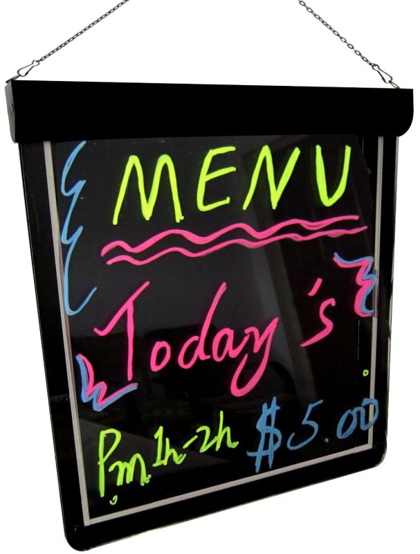 LED writing Board led open signs Lighted Menus Signs Flashing Advertising