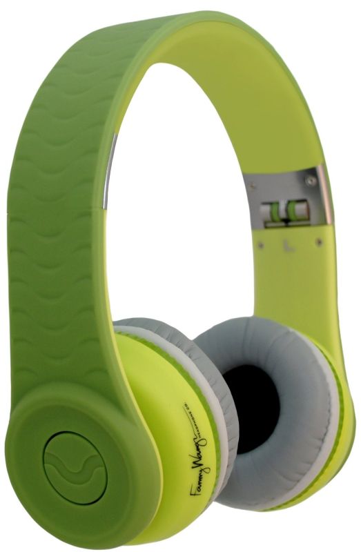 Premium Luxury On-Ear Headphones with Apple Integrated Remote and Mic - Green