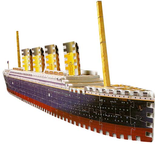 Titanic-398 Piece -Puzz 3d --Puzzle
