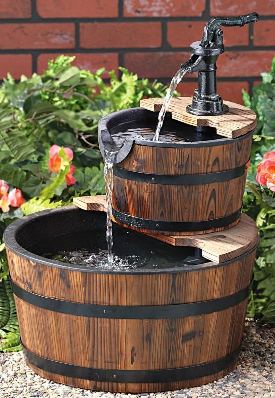2 - tier Barrel Fountain
