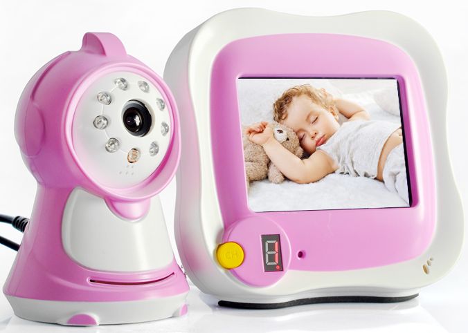 Wireless Night Vision Baby Monitor with 3.5 Inch Monitor