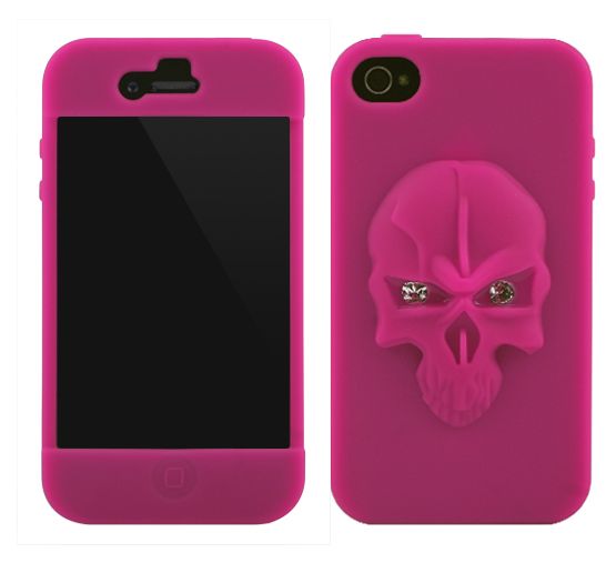 Skull Silicone Case for iPhone 4S/4