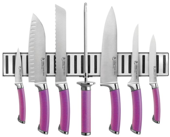 8pc Cutlery Set with Magnetic Strip