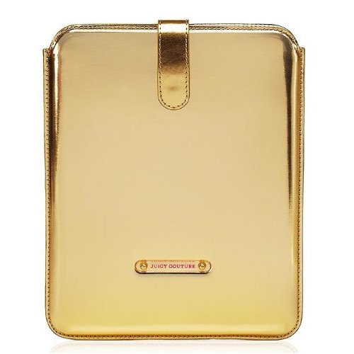  Couture Mirrored Sleeve Case For iPad Gold