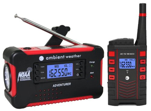 Ambient Weather WR-111-090-KIT Weather Alert Radio Combo Package