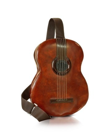 Guitar Backpack w/MP3 Speaker Connection Brown