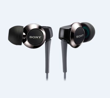 Sony MDR-EX210B/BLK Earbud Style Headphones