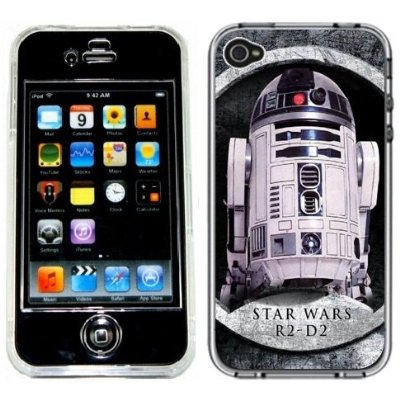 R2D2 Star Wars Handmade iPhone 4 4S Full Hard Plastic Case
