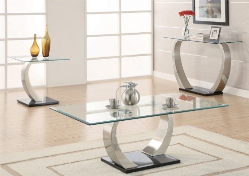 Coffee Table with Glass Top 