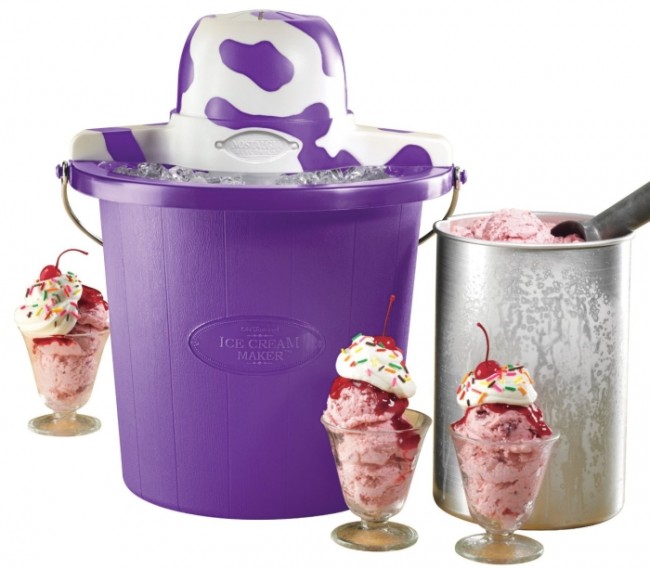 4-Quart Cow Electric Ice Cream Maker