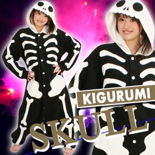  Kigurumi Skeleton Halloween Costumes Fancy Cosplay Kigurumi Adult