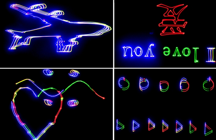 350mW RGB Laser Projector with RGB Color Animation