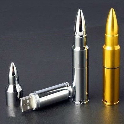 32 Gb USB Memory Stick Flash Pen Drive Bullet Silver