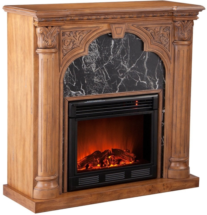 Electric Fireplace - Old World Oak 