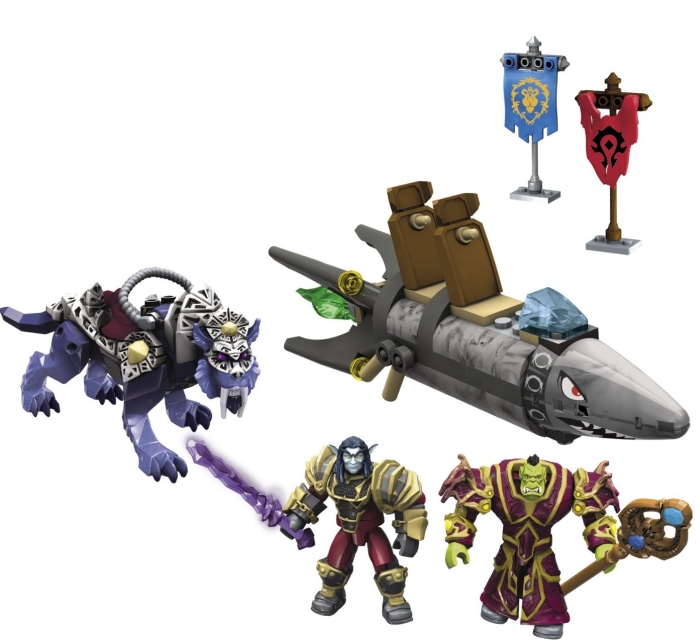 Mega Bloks World of Warcraft Barren Lands Chase