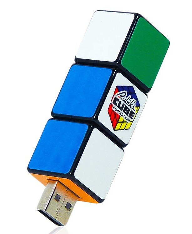 Cube USB Rotating Key 8Gb Flash Drive