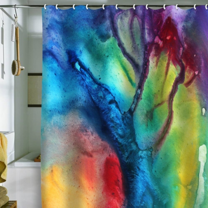 Designs Madart the Beauty of Color 3 Shower Curtain