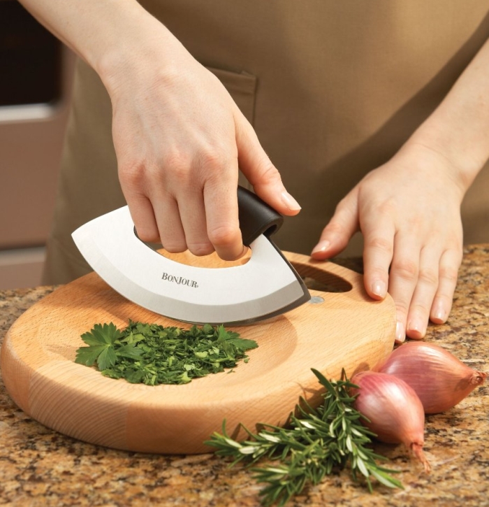 Herb Cutting Board Set with Magnetic Storage