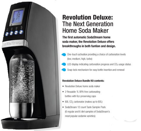SodaStream Revolution Sparkling Water Maker
