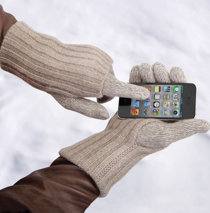 The Touchscreen Cashmere Gloves