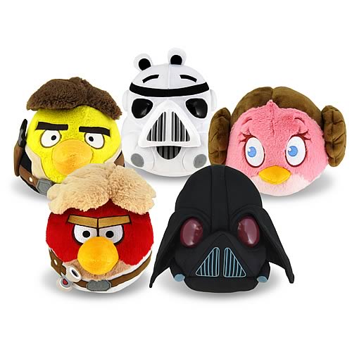 Star Wars Angry Birds Series 1 5-Inch Plush Case 