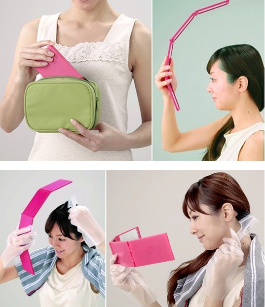 Four-Sided Panorama Compact Mirror