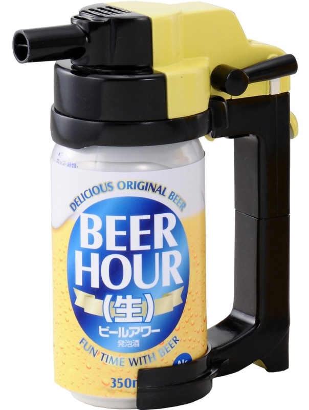 Beer Hour Beer Can Dispenser Foam Head Maker