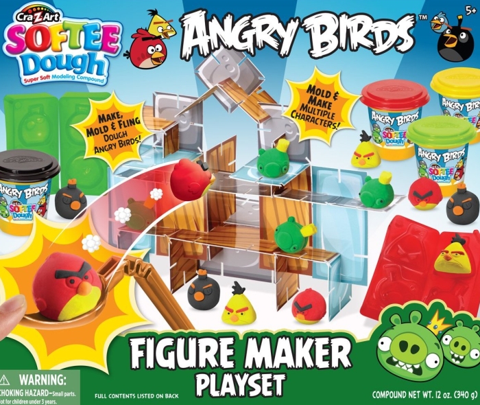 Angry Birds Softee Dough Character Maker Set