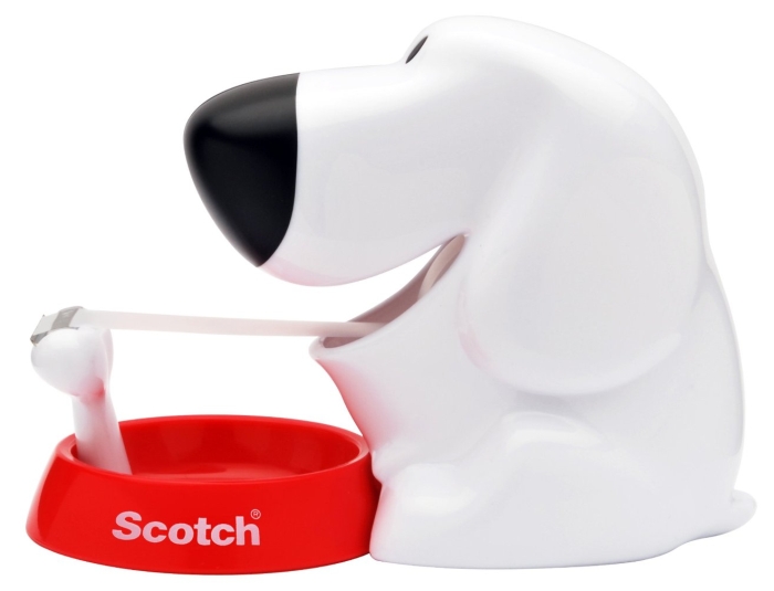 Scotch Dog Tape Dispenser with Magic Tape