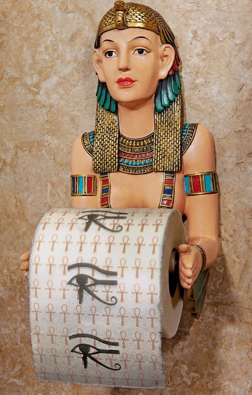 Egyptian Priestess A Kah Kah Loo Bath Tissue Holder