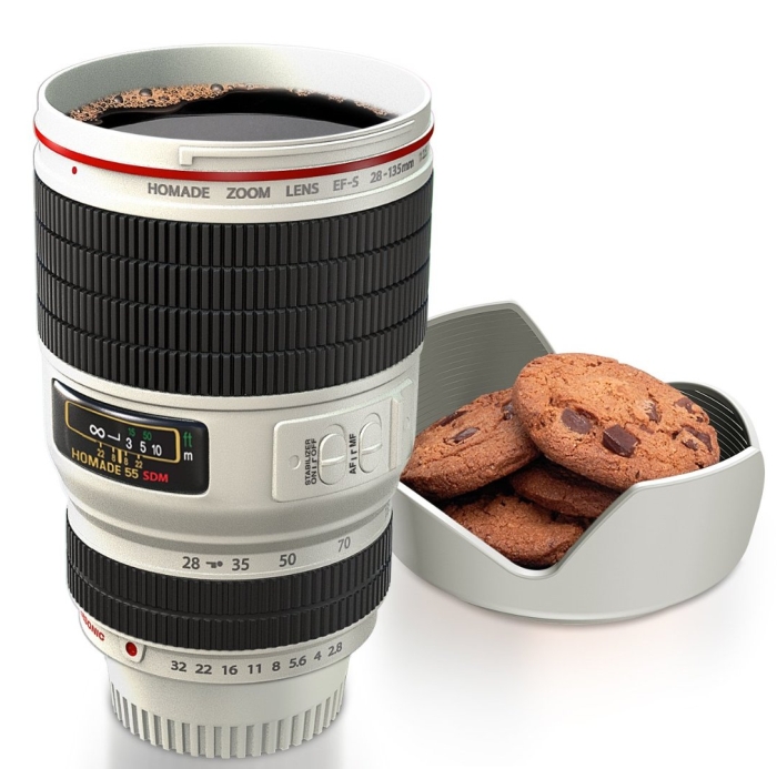 Camera Zoom Lens Cup Coffee 