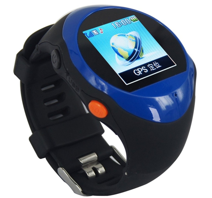 Real-time GPS Watch Remote GPS Tracking Quad-band 