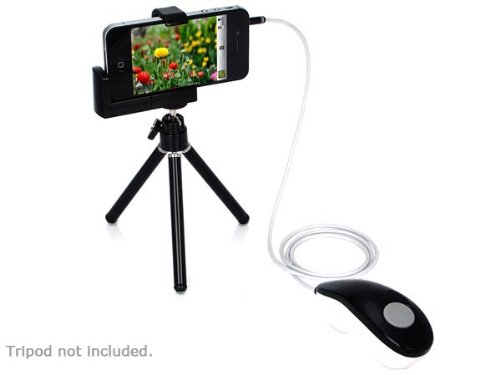 Remote Camera Video Shutter Release Cord Cable for Apple iPhone 5 