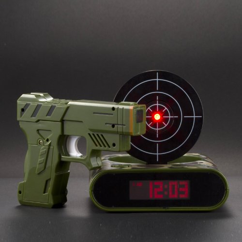 target alarm clock/Gun alarm colck