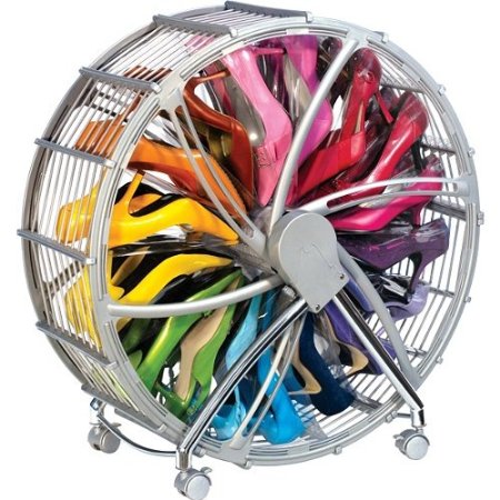 Shoe Wheel Organizer with Dust Cover