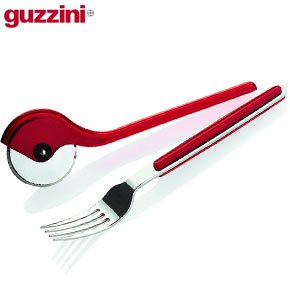 Fork And Pizza Cutter Set