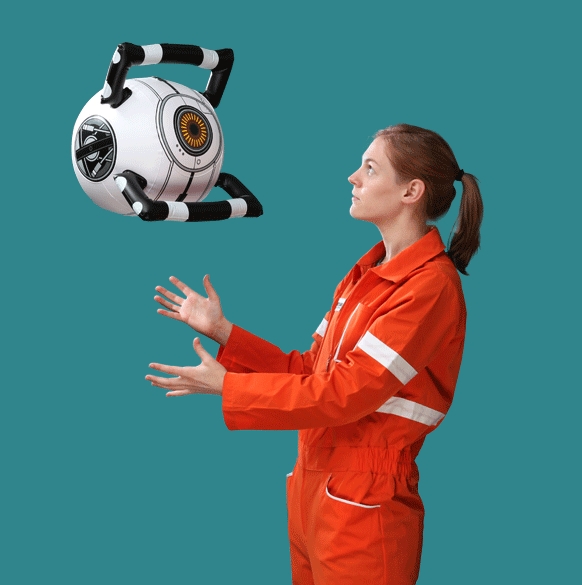 Portal 2 Inflatable Personality Core