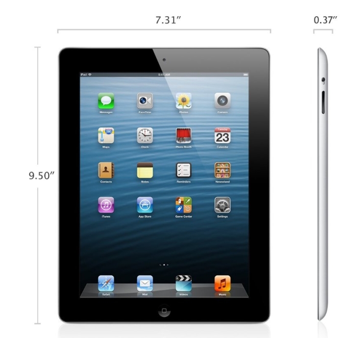 Apple iPad (4th Generation) WiFi 32GB Black