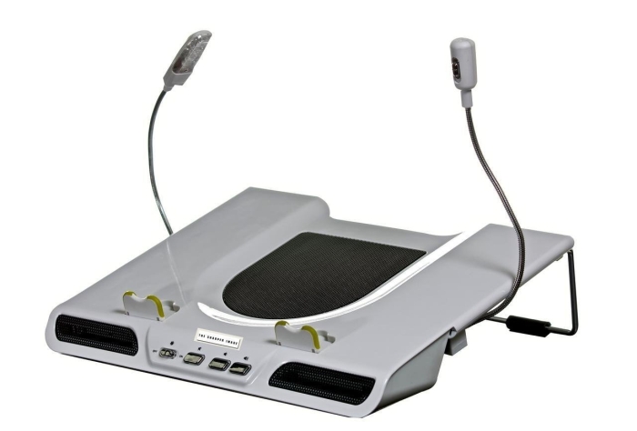 Ergonomic Cooling Laptop Stand with Mic