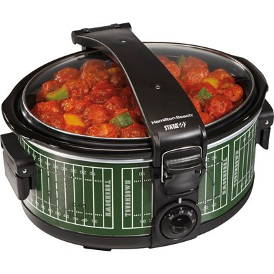 Stay or Go 6Qt Oval Slow Cooker